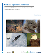 A compendium of best available information on threatened and endangered species in California for sustainable groundwater management