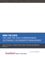 Stanford report on sustainable groundwater management
