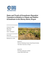 Report documenting changes in groundwater levels, climate, and phreatophyte NDVI over the past 30+ years.