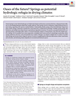 Paper creating conceptual framework for different types of potential climate refugia in springs.