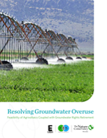 Retiring groundwater rights and agrivoltaics