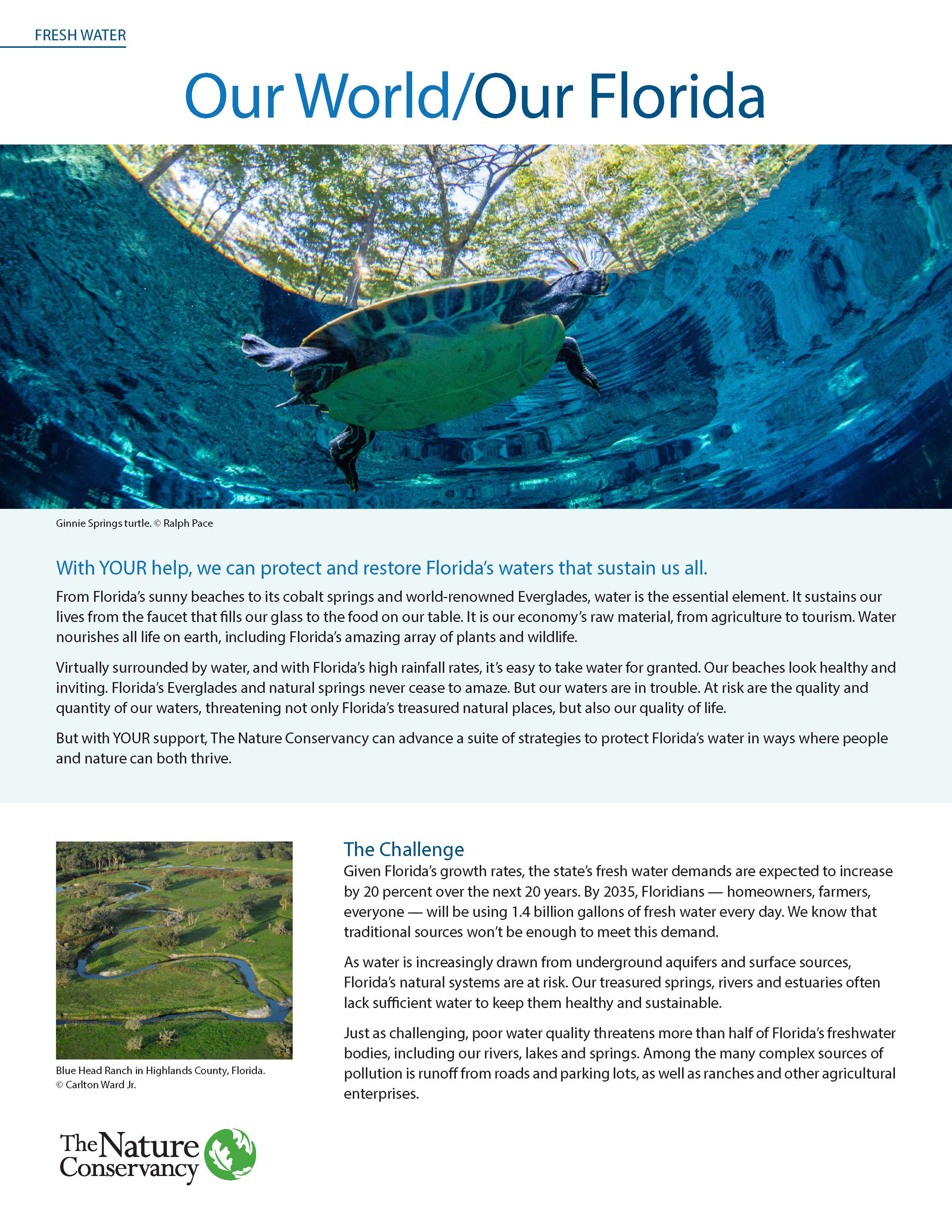 Florida Freshwater Fact Sheet