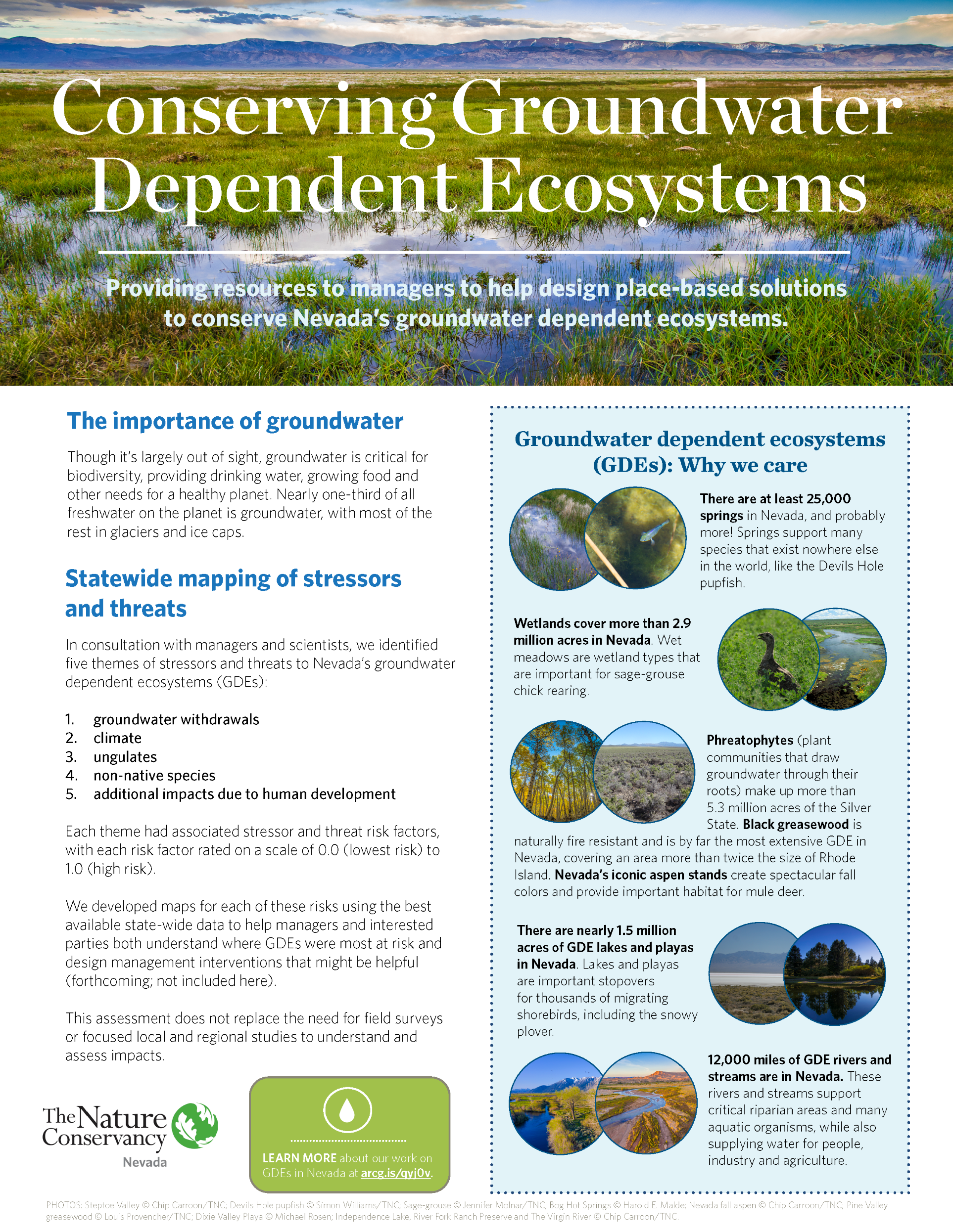 Nevada GDE Stressor and Threat Fact Sheet